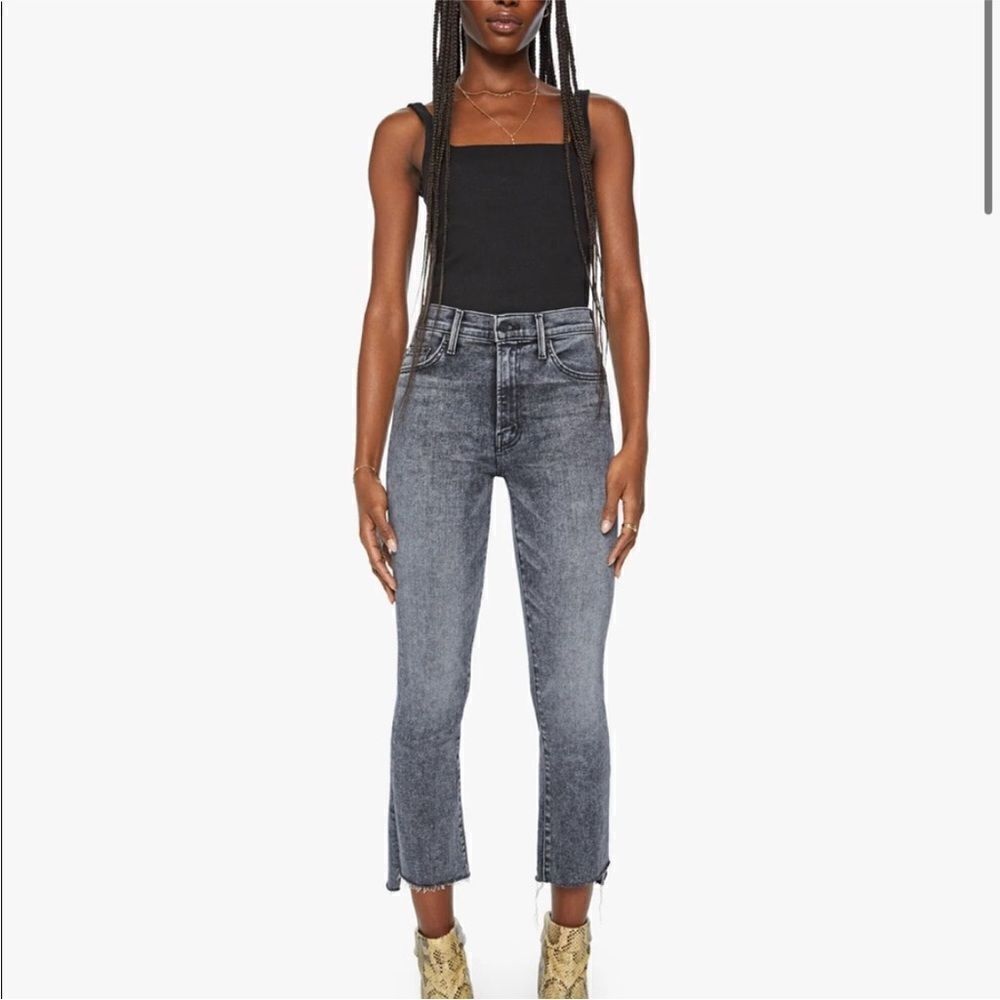 Insider Crop Step Fray - Train Stops Here Acid Wash